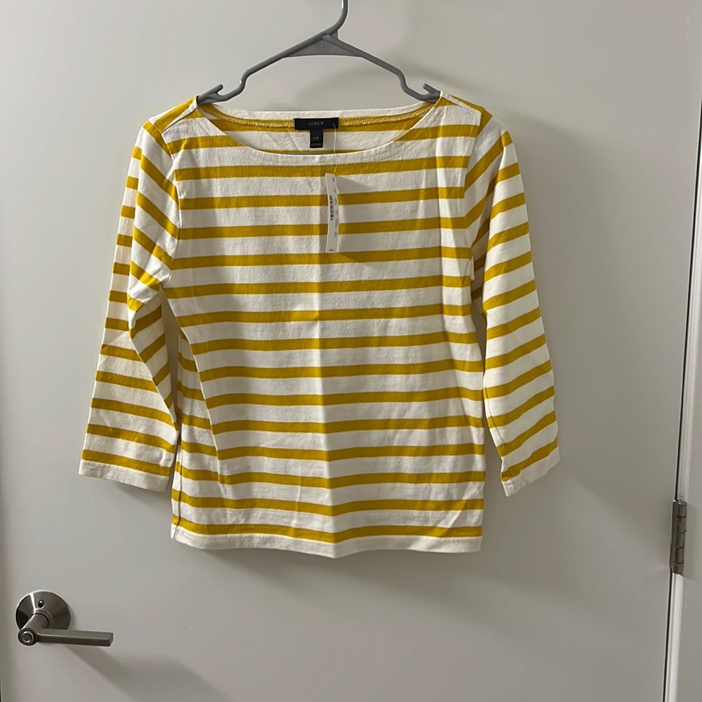 JCrew boatneck 3/4 sleeve shirt